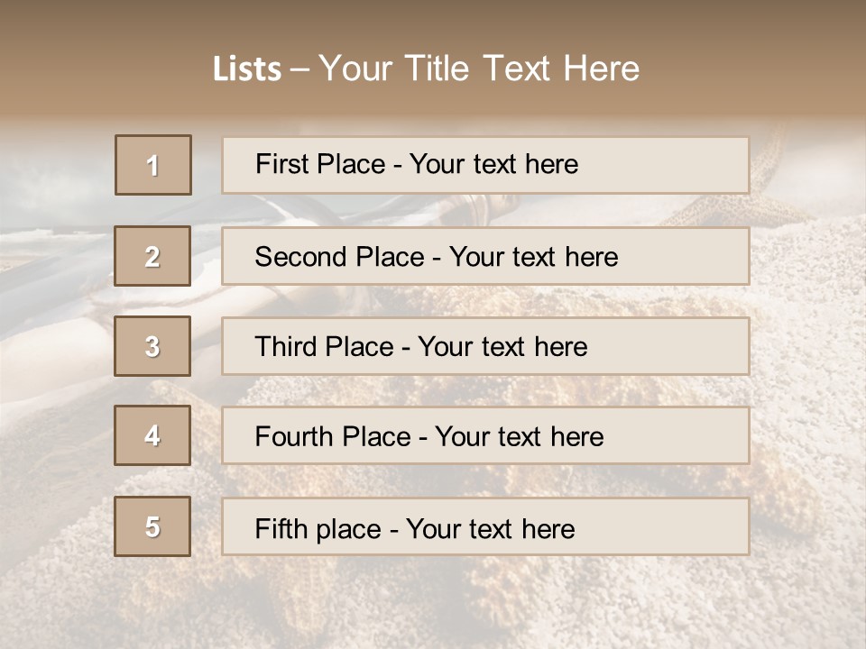 Pirate Message Ocean PowerPoint Template
