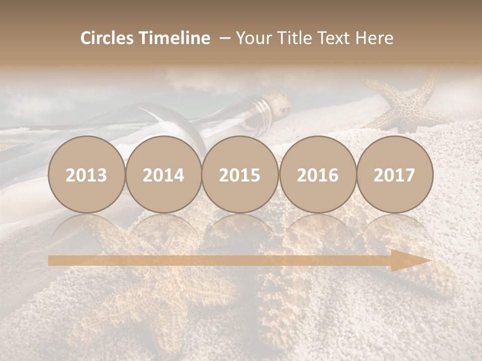 Pirate Message Ocean PowerPoint Template