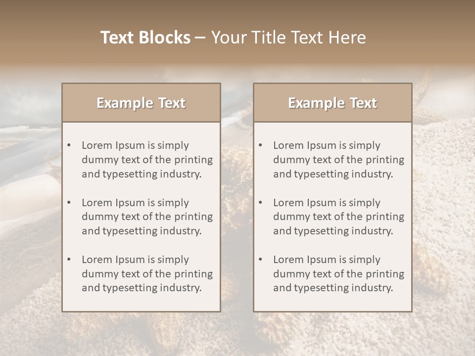 Pirate Message Ocean PowerPoint Template