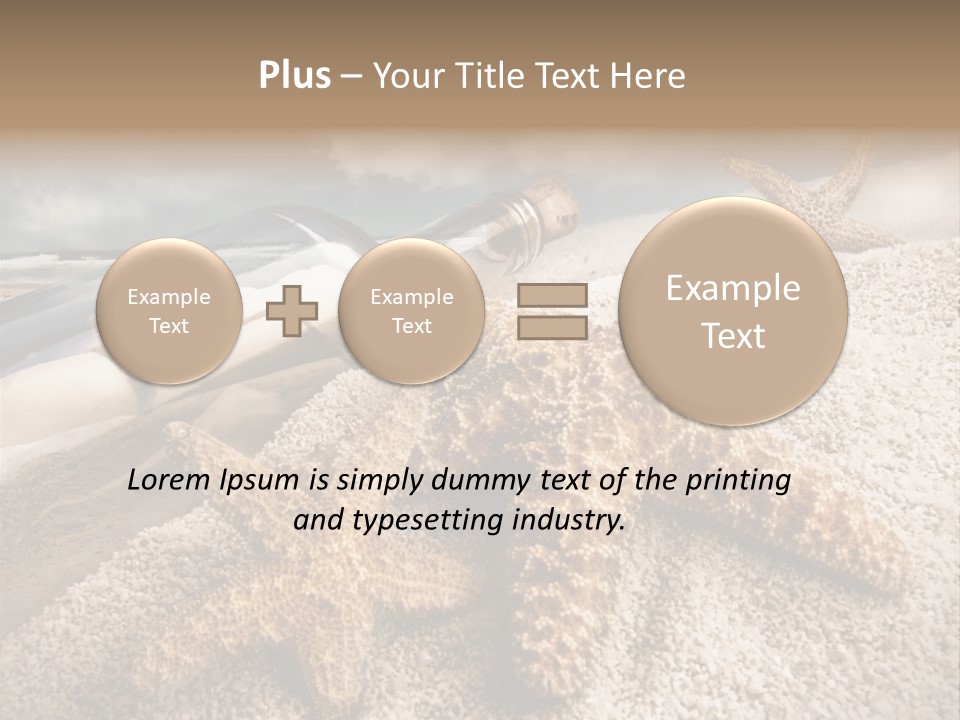 Pirate Message Ocean PowerPoint Template