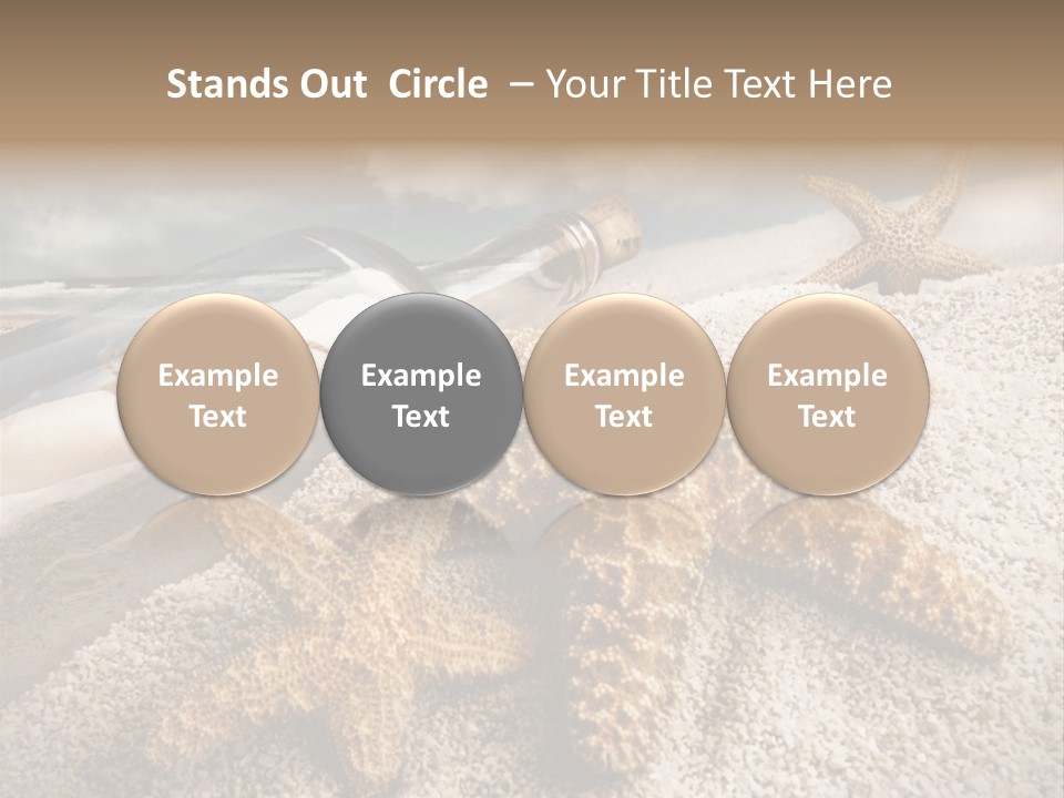 Pirate Message Ocean PowerPoint Template