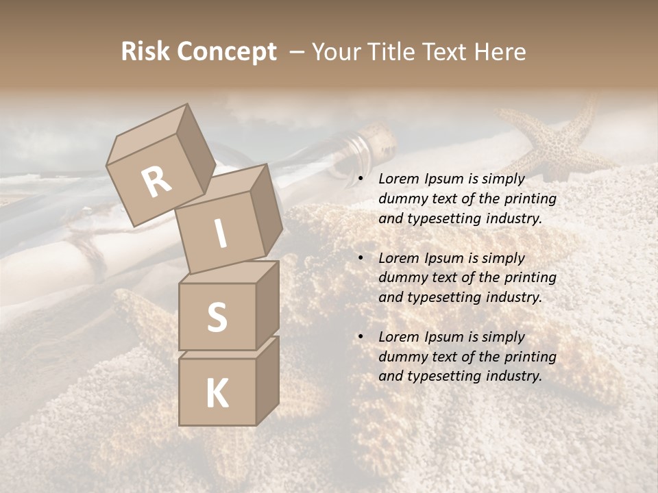 Pirate Message Ocean PowerPoint Template