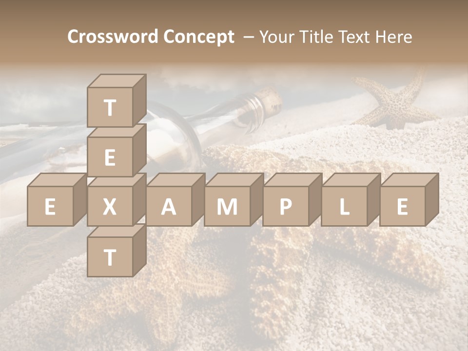 Pirate Message Ocean PowerPoint Template