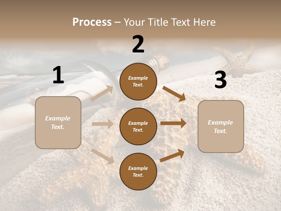 Pirate Message Ocean PowerPoint Template