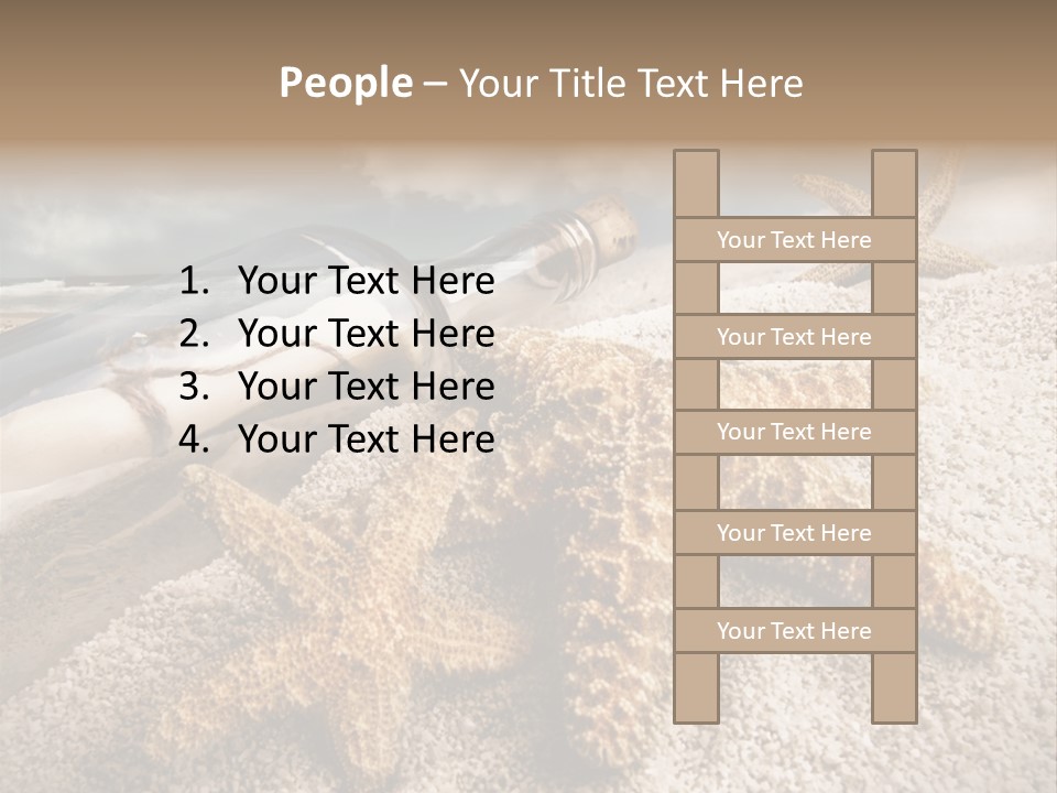 Pirate Message Ocean PowerPoint Template