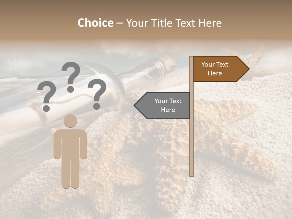 Pirate Message Ocean PowerPoint Template