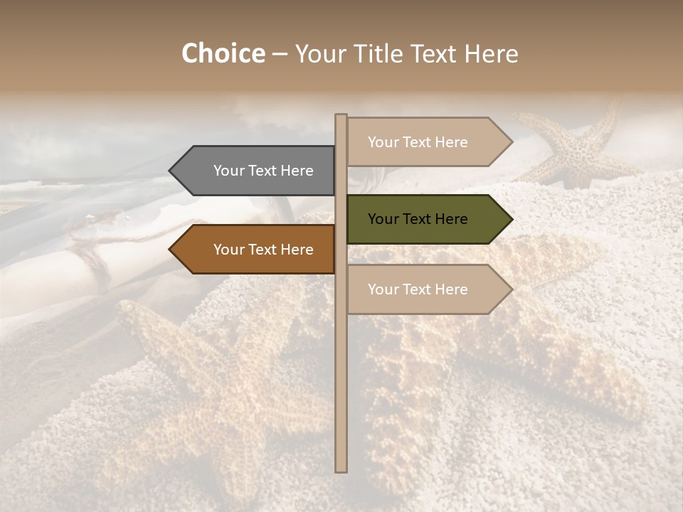 Pirate Message Ocean PowerPoint Template