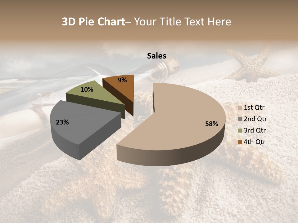 Pirate Message Ocean PowerPoint Template