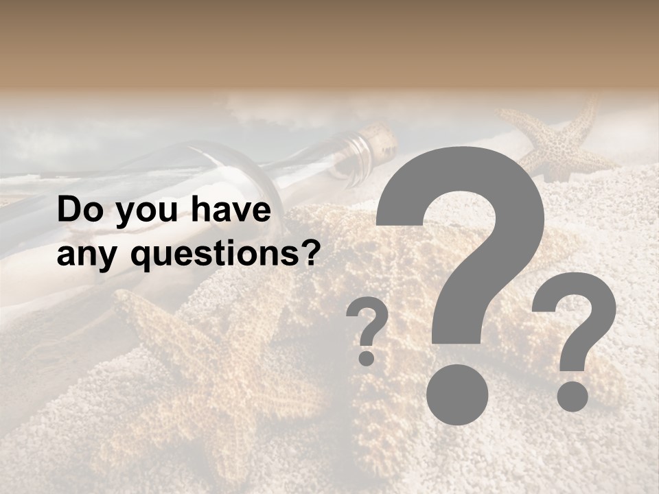 Pirate Message Ocean PowerPoint Template