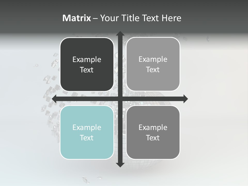 Dancing Explode Glitter PowerPoint Template