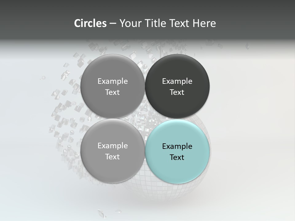 Dancing Explode Glitter PowerPoint Template