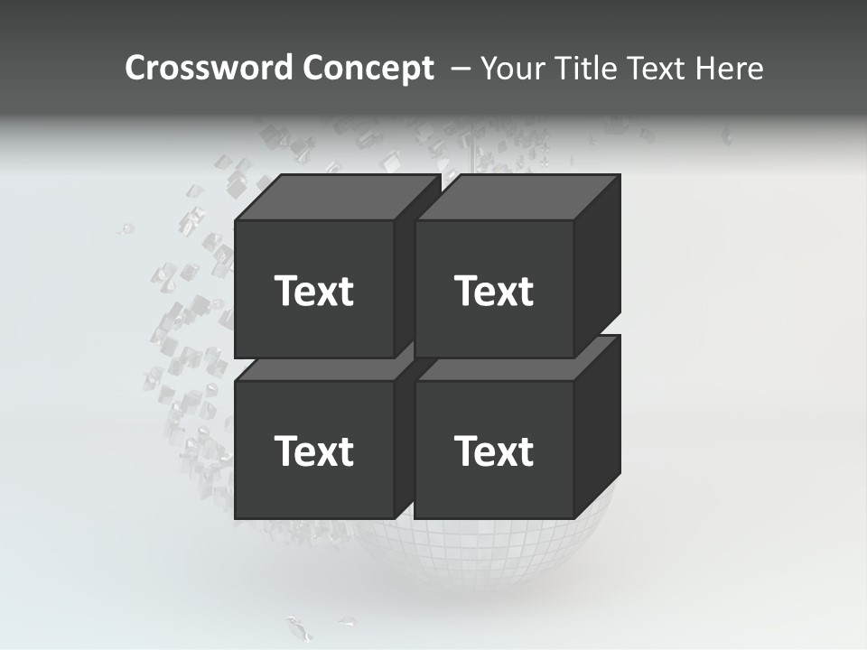 Dancing Explode Glitter PowerPoint Template