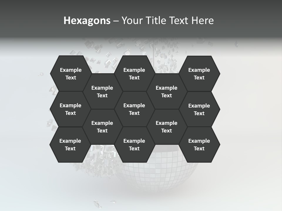 Dancing Explode Glitter PowerPoint Template