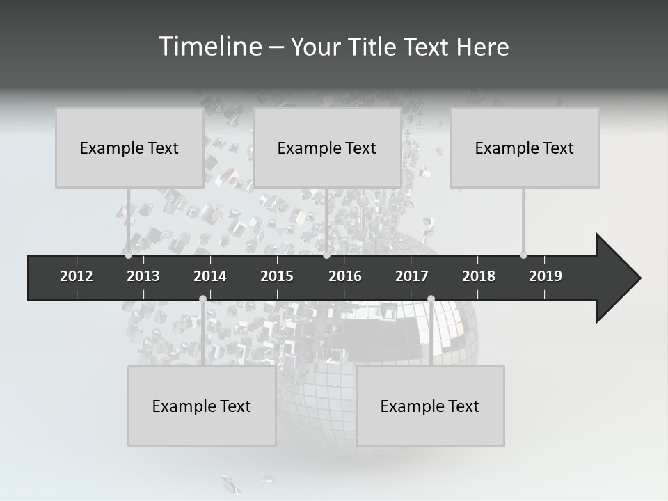 Dancing Explode Glitter PowerPoint Template