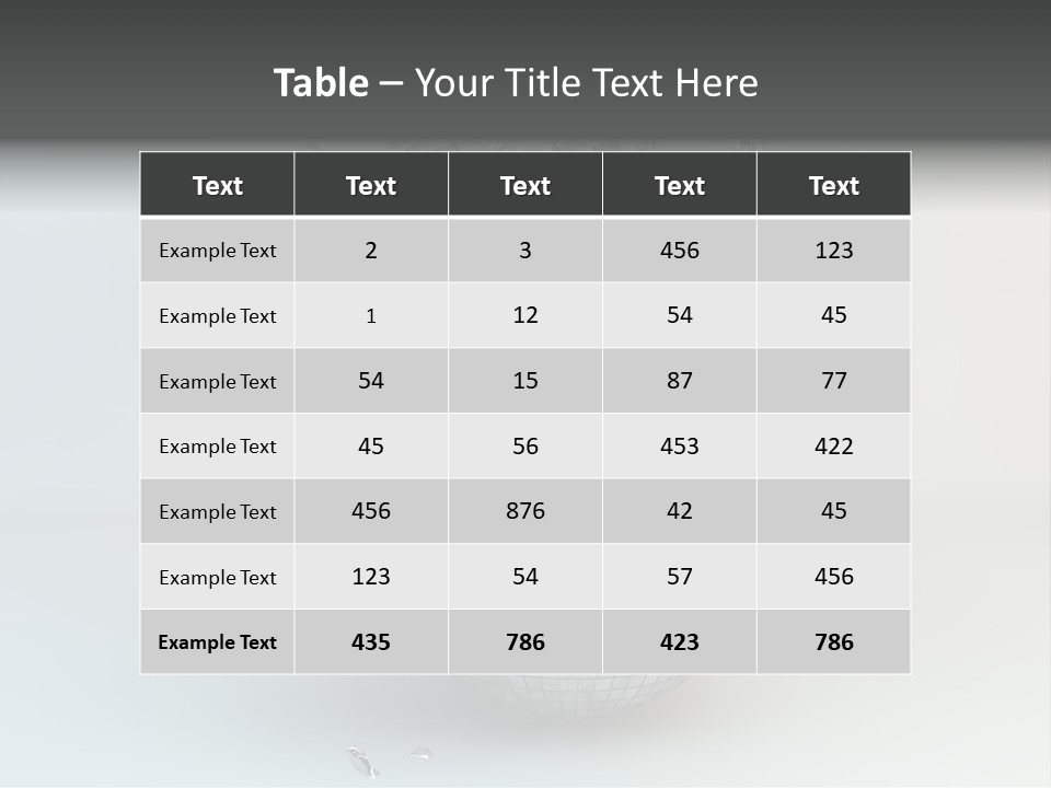 Dancing Explode Glitter PowerPoint Template