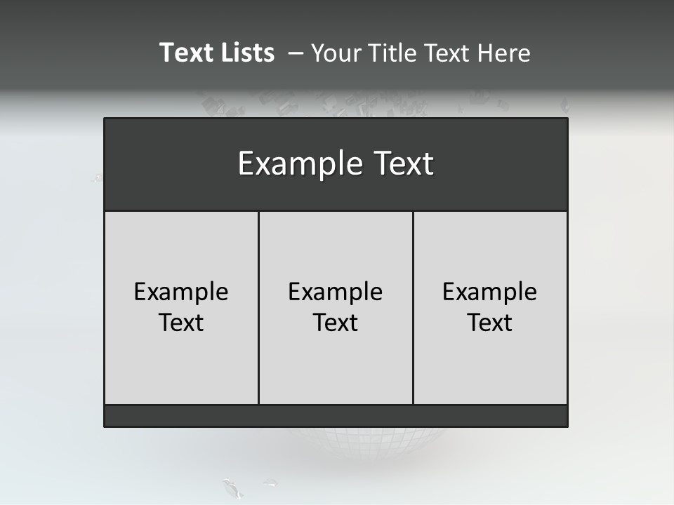 Dancing Explode Glitter PowerPoint Template