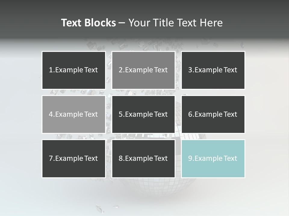 Dancing Explode Glitter PowerPoint Template