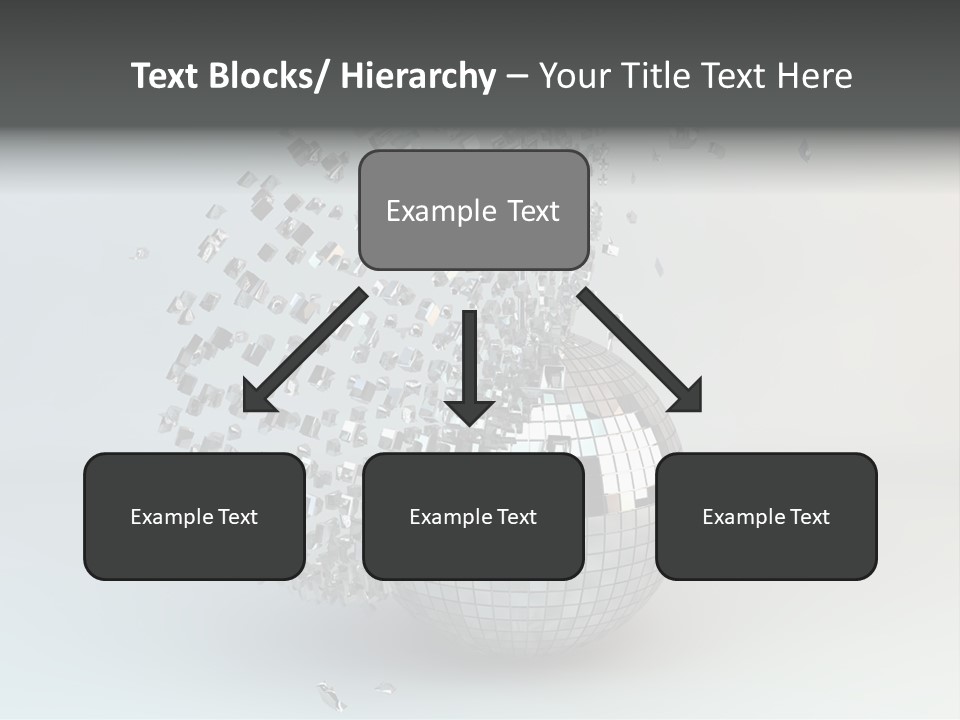 Dancing Explode Glitter PowerPoint Template