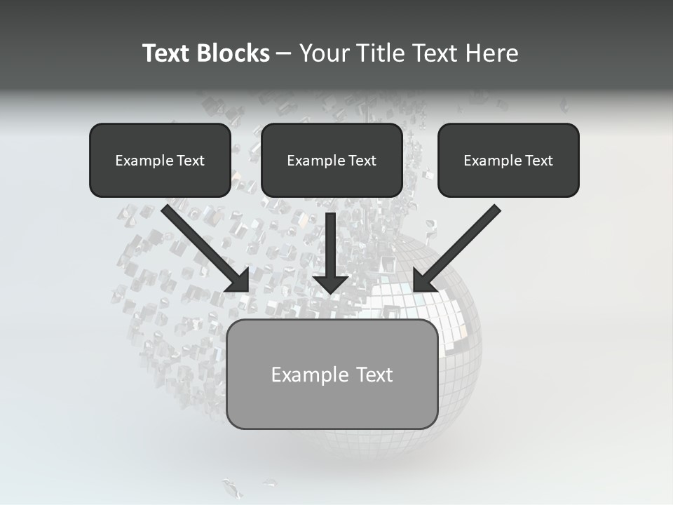 Dancing Explode Glitter PowerPoint Template