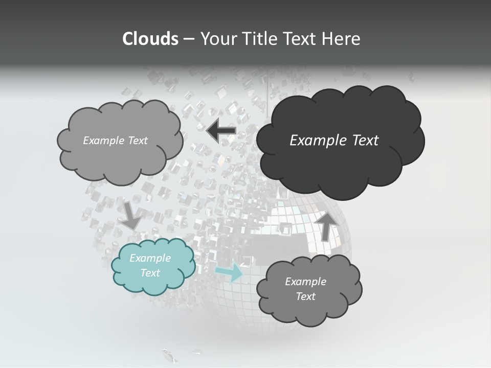 Dancing Explode Glitter PowerPoint Template