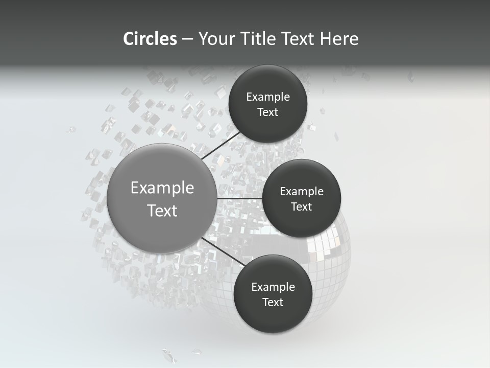 Dancing Explode Glitter PowerPoint Template