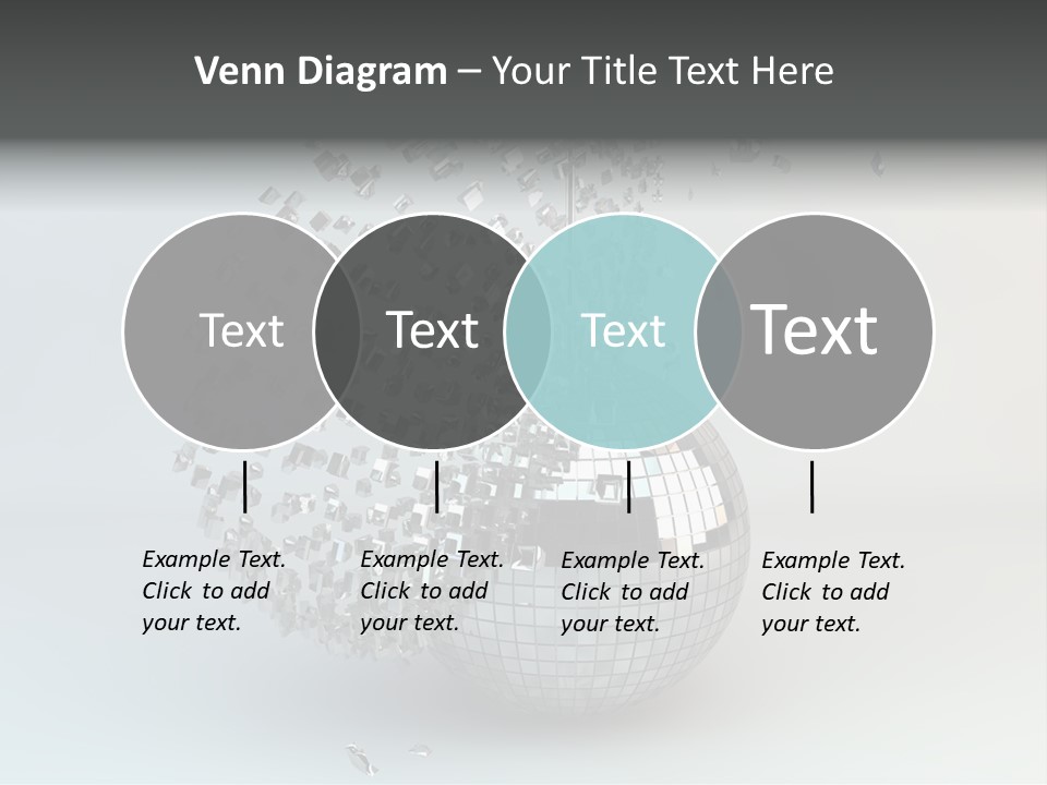 Dancing Explode Glitter PowerPoint Template