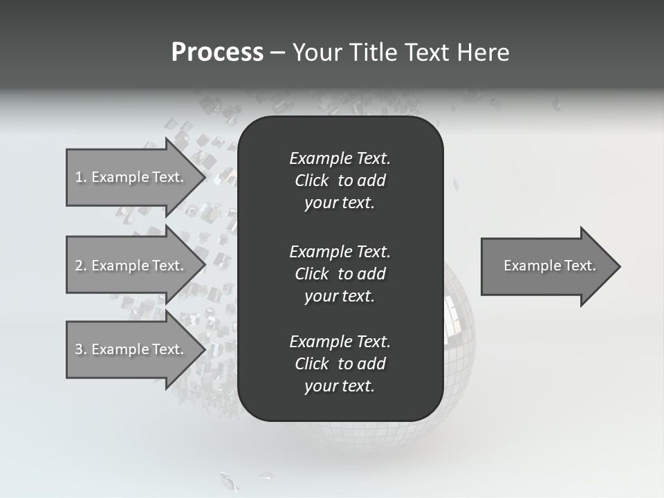 Dancing Explode Glitter PowerPoint Template