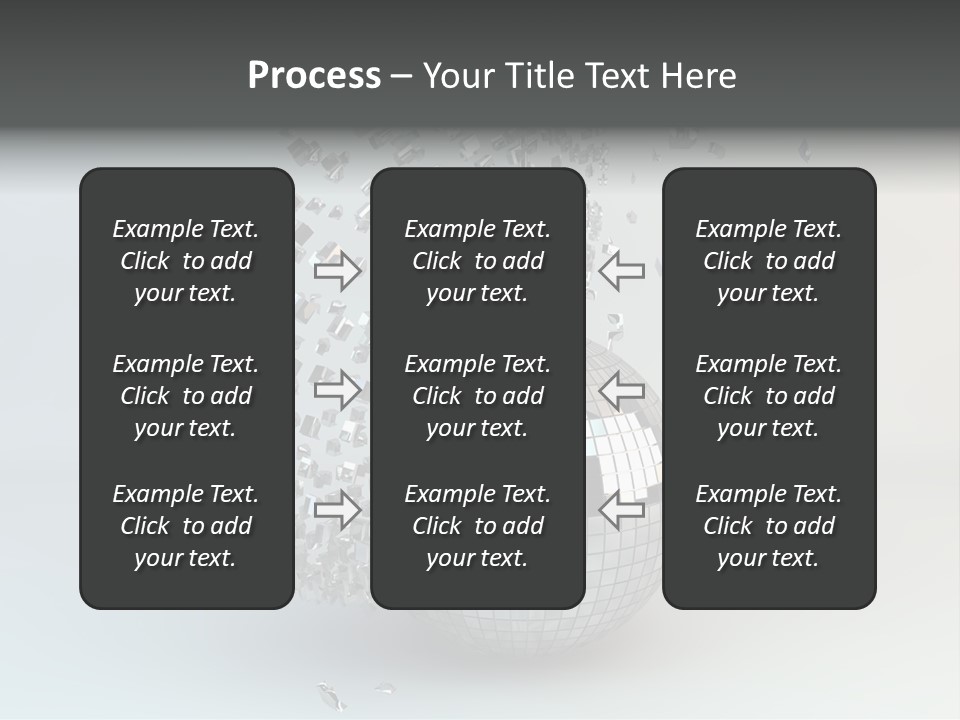 Dancing Explode Glitter PowerPoint Template