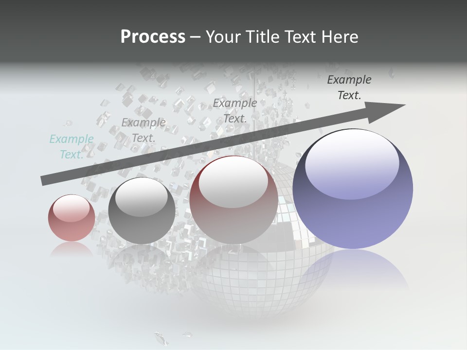 Dancing Explode Glitter PowerPoint Template