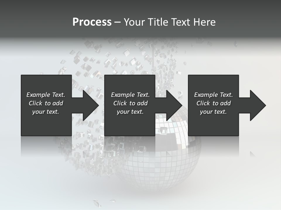Dancing Explode Glitter PowerPoint Template