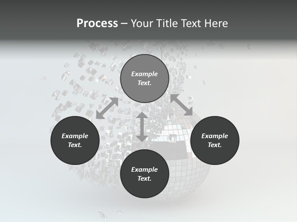 Dancing Explode Glitter PowerPoint Template