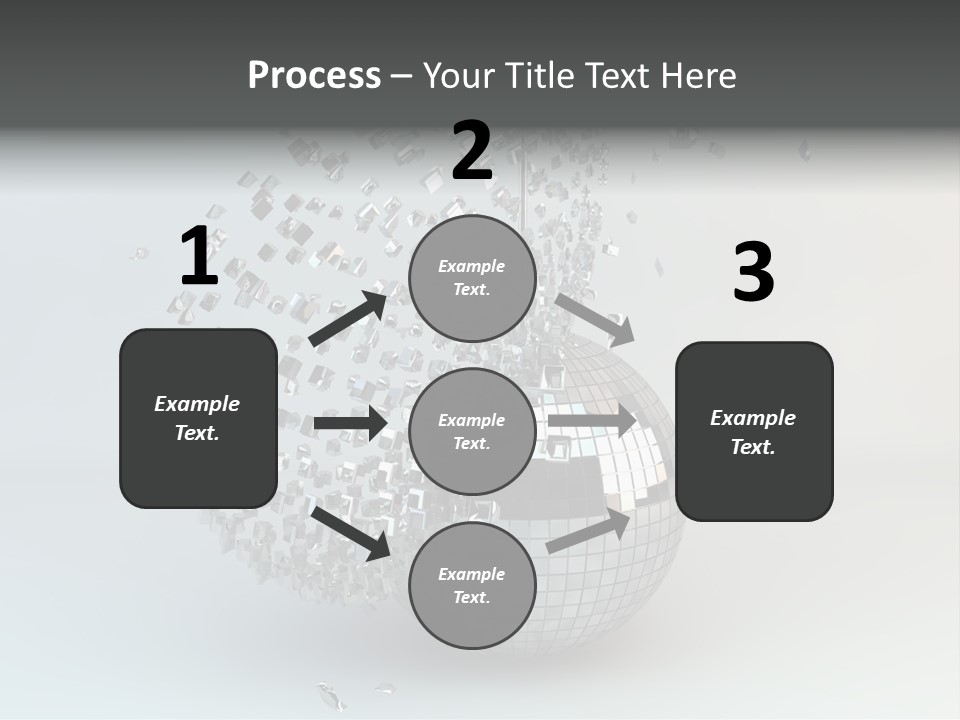 Dancing Explode Glitter PowerPoint Template