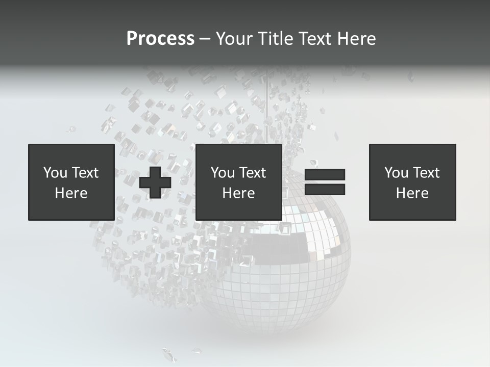 Dancing Explode Glitter PowerPoint Template