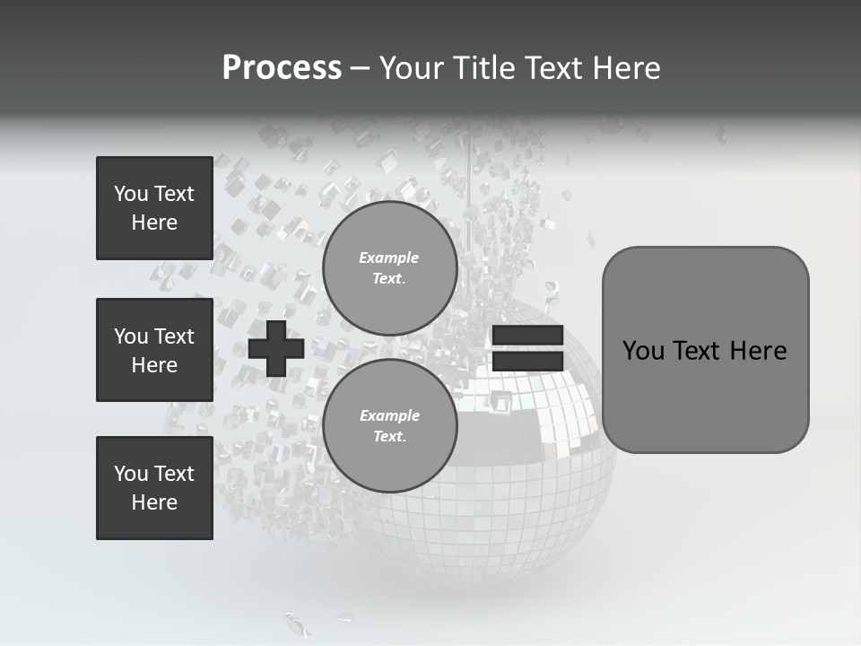 Dancing Explode Glitter PowerPoint Template