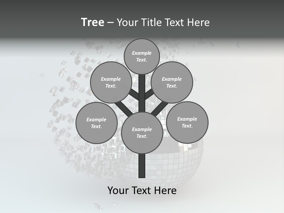 Dancing Explode Glitter PowerPoint Template