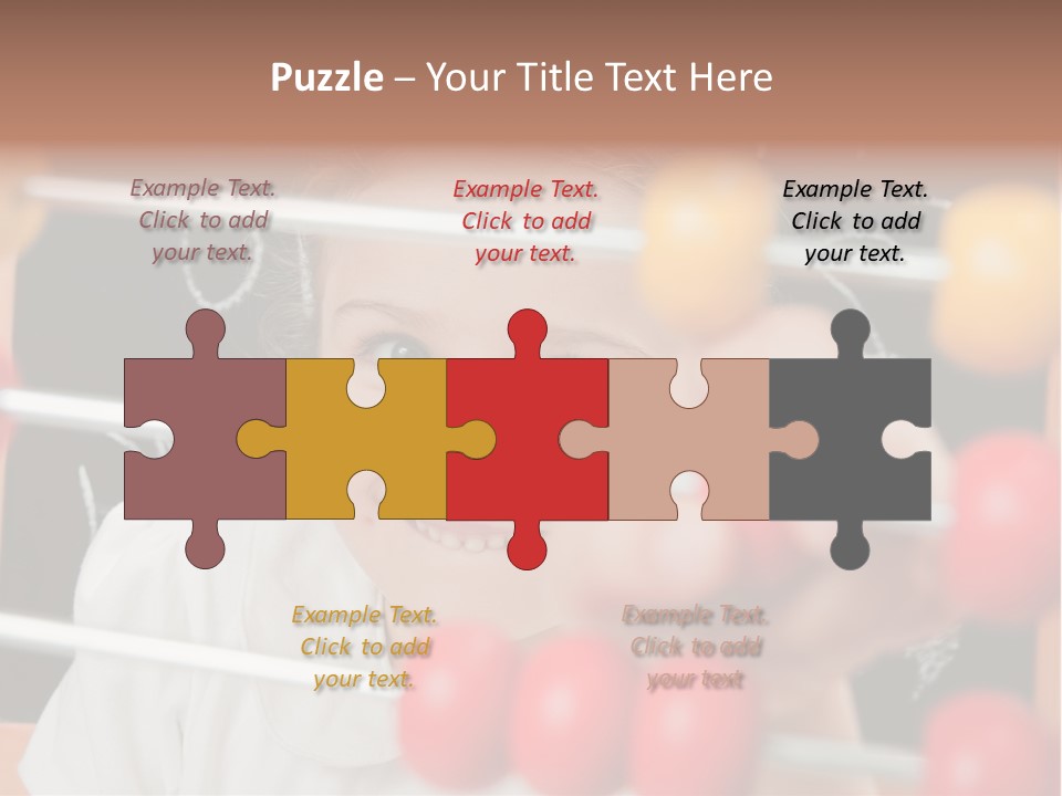 Colored Sign Student PowerPoint Template