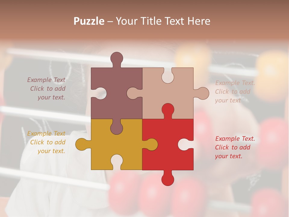 Colored Sign Student PowerPoint Template