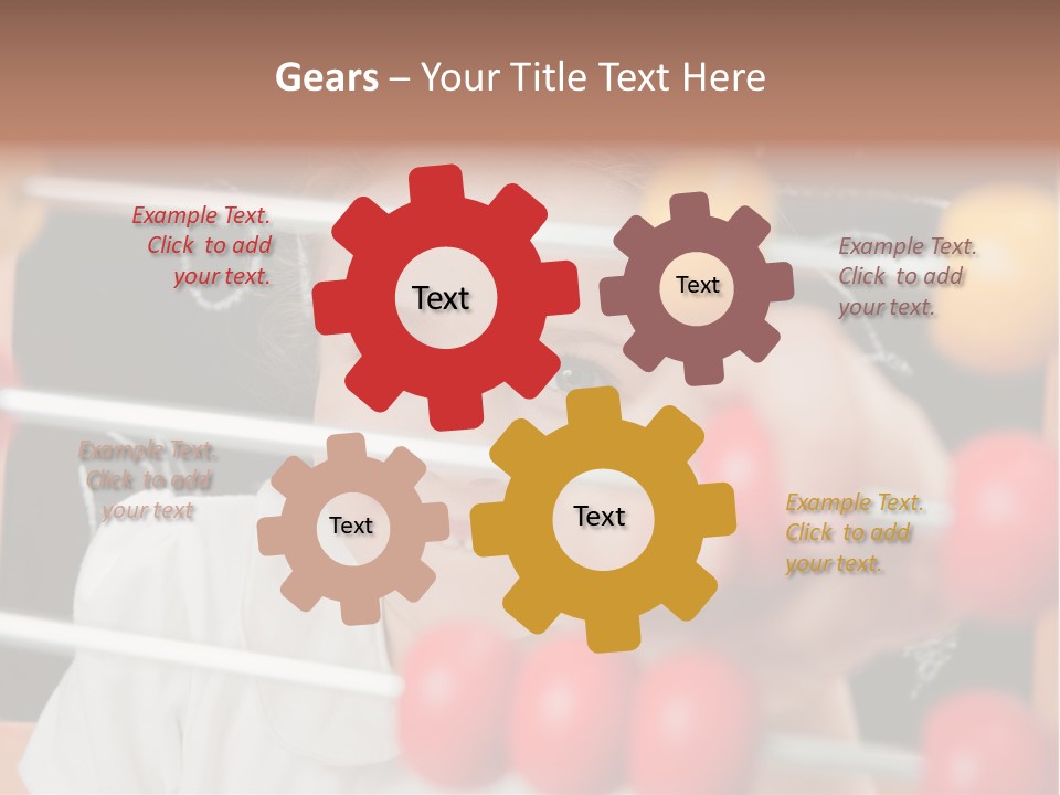 Colored Sign Student PowerPoint Template