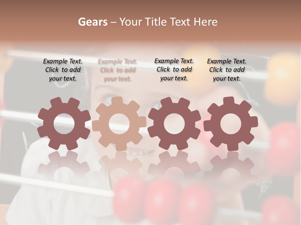 Colored Sign Student PowerPoint Template