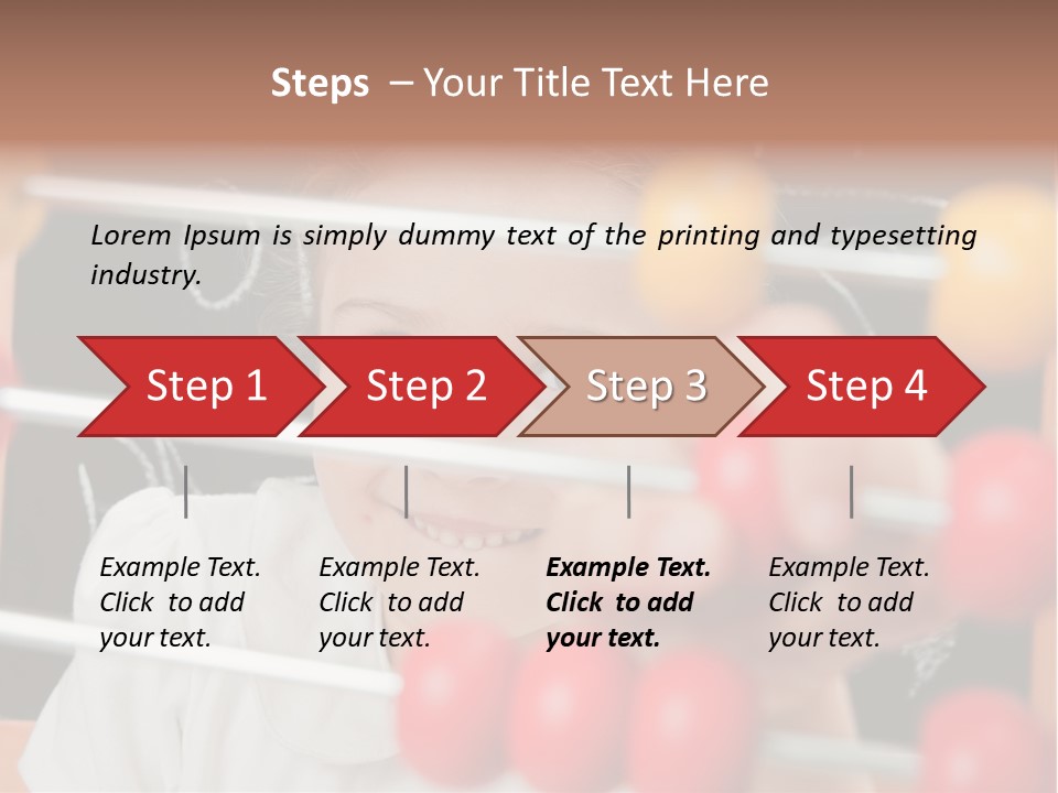 Colored Sign Student PowerPoint Template