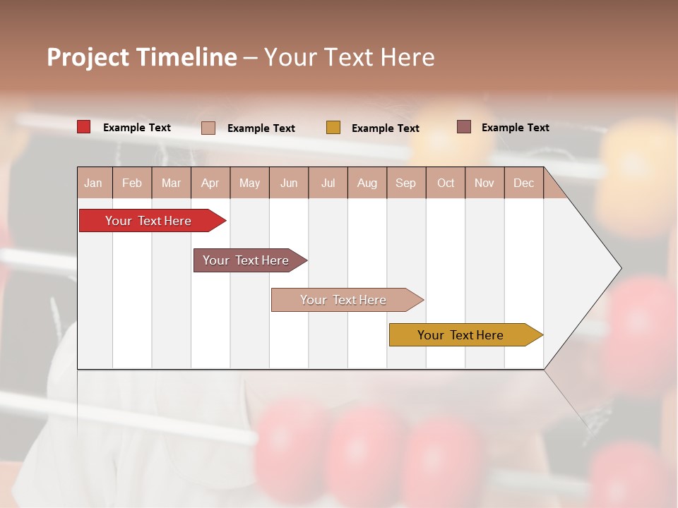 Colored Sign Student PowerPoint Template