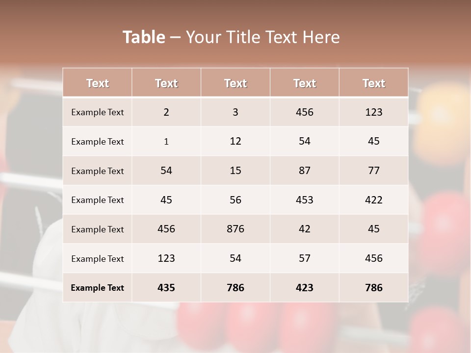 Colored Sign Student PowerPoint Template