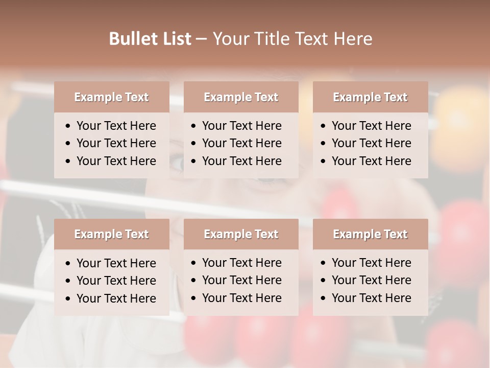 Colored Sign Student PowerPoint Template