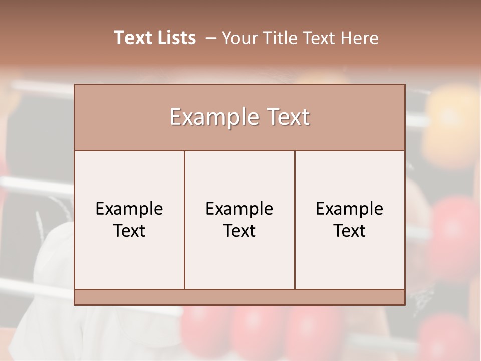 Colored Sign Student PowerPoint Template