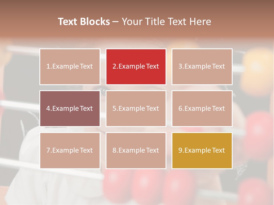 Colored Sign Student PowerPoint Template