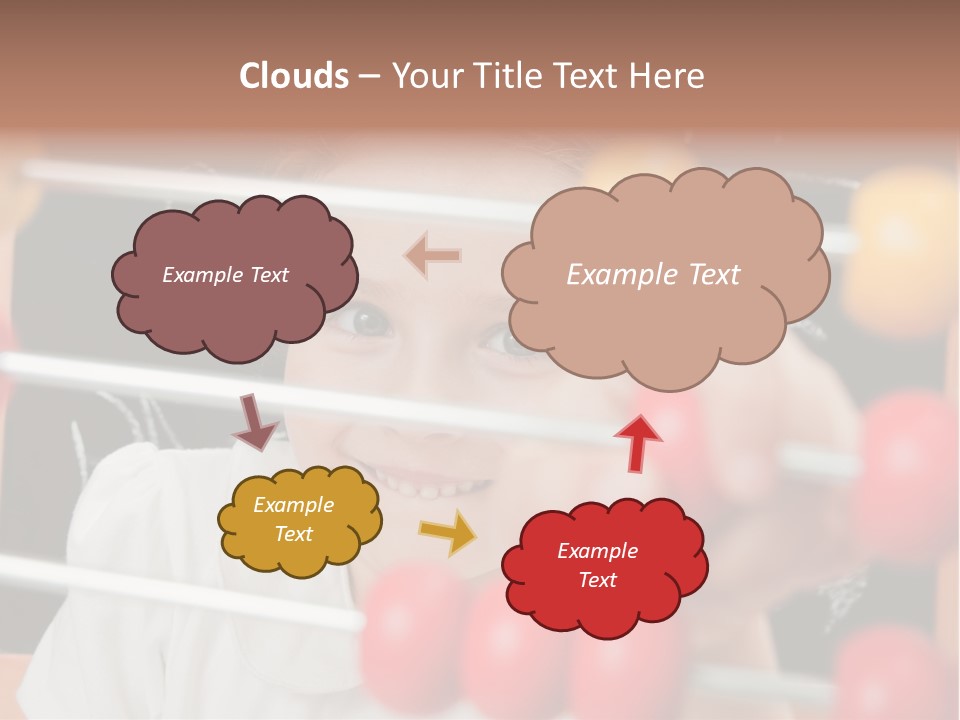 Colored Sign Student PowerPoint Template