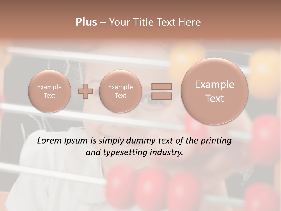 Colored Sign Student PowerPoint Template