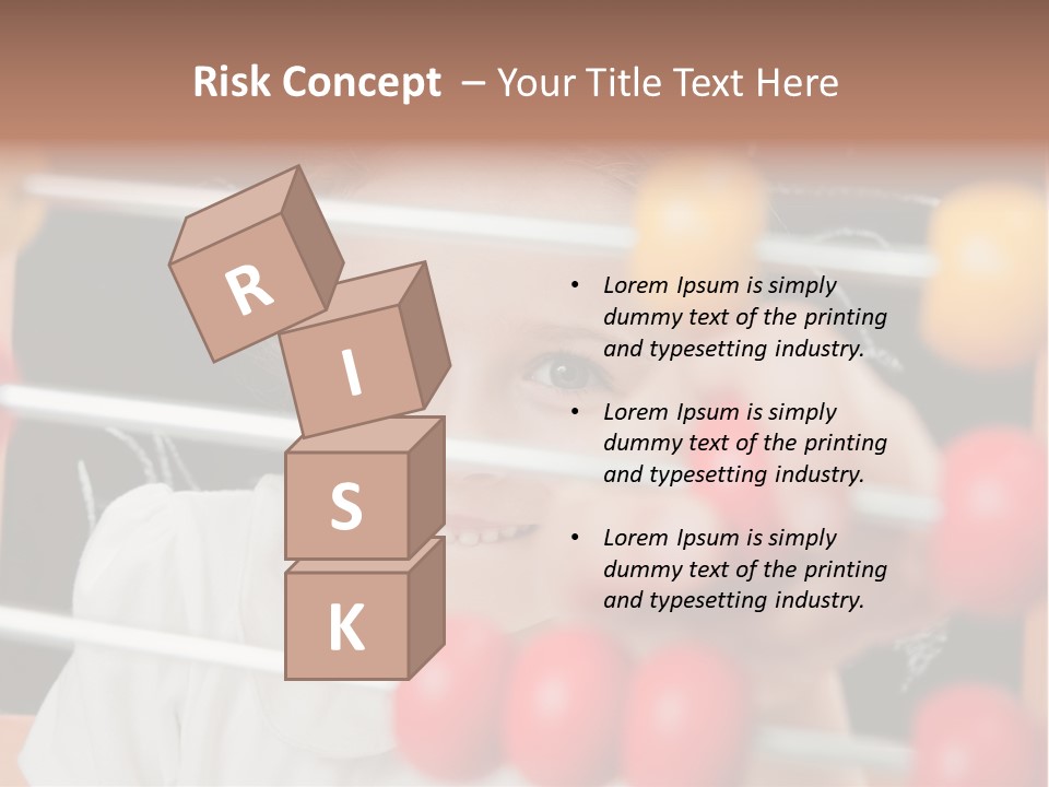 Colored Sign Student PowerPoint Template