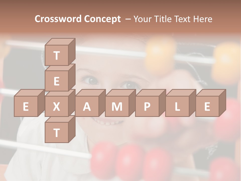 Colored Sign Student PowerPoint Template