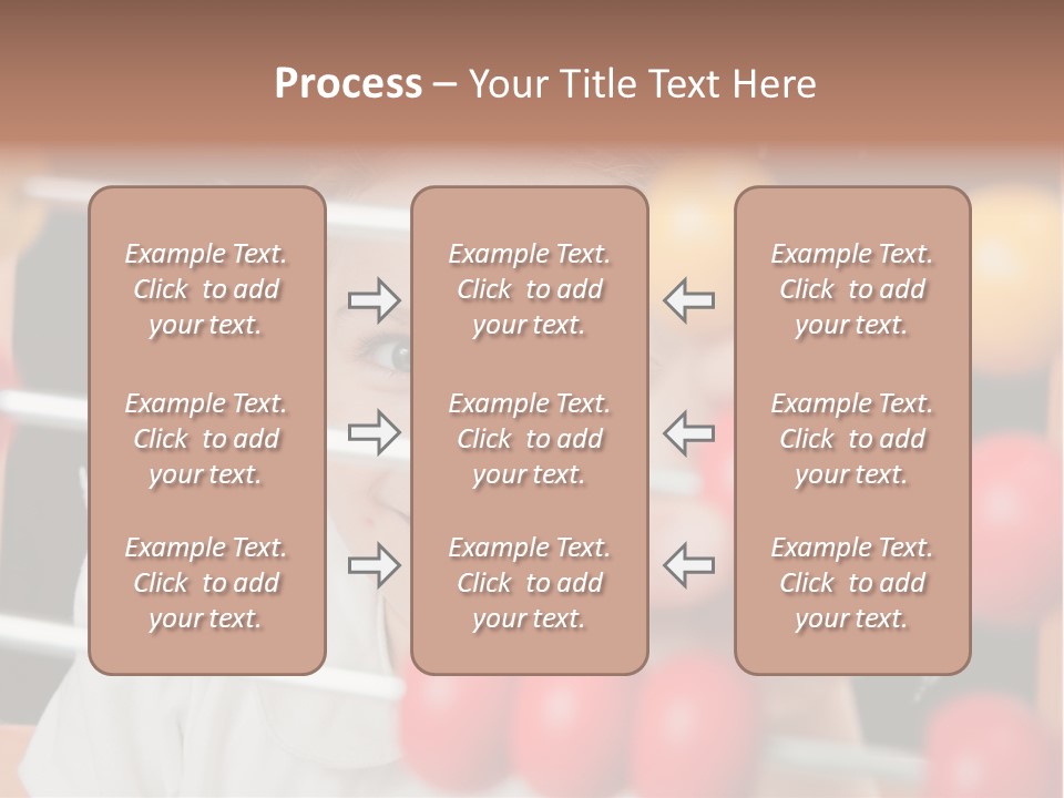 Colored Sign Student PowerPoint Template